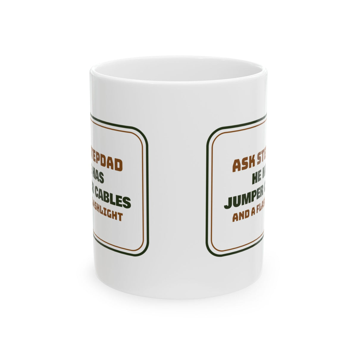 Funny Stepdad Coffee Mug He Has Jumper Cables For Stepfathers