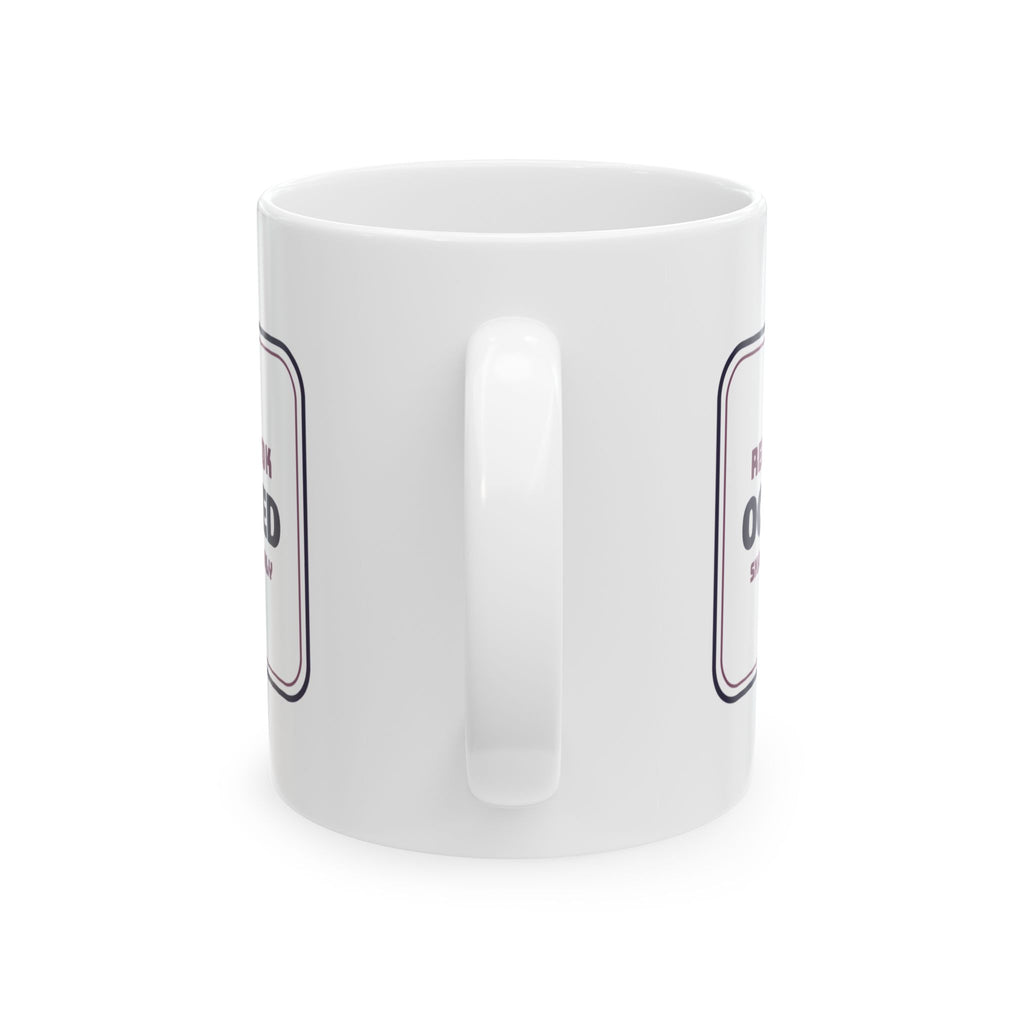 Funny Book Lover Coffee Mug Reading Nook Snack Visitors Only