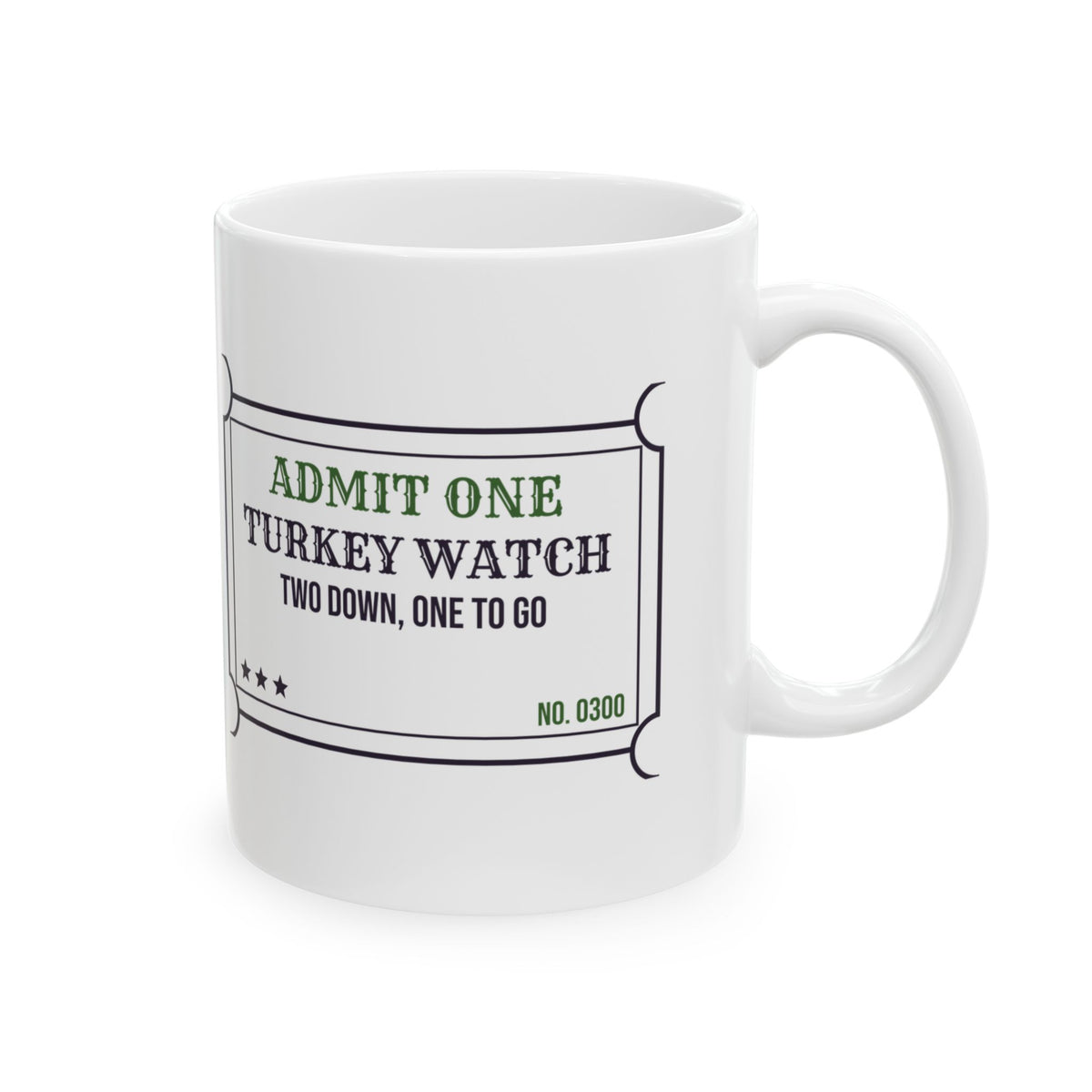 Bowling Coffee Mug Turkey Watch Two Strikes Down Nobody Talk To Me