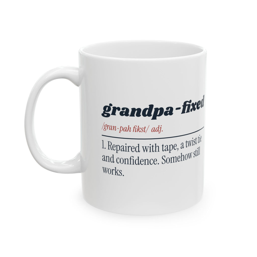 Funny Grandpa Coffee Mug Grandpa Fixed Dictionary Definition