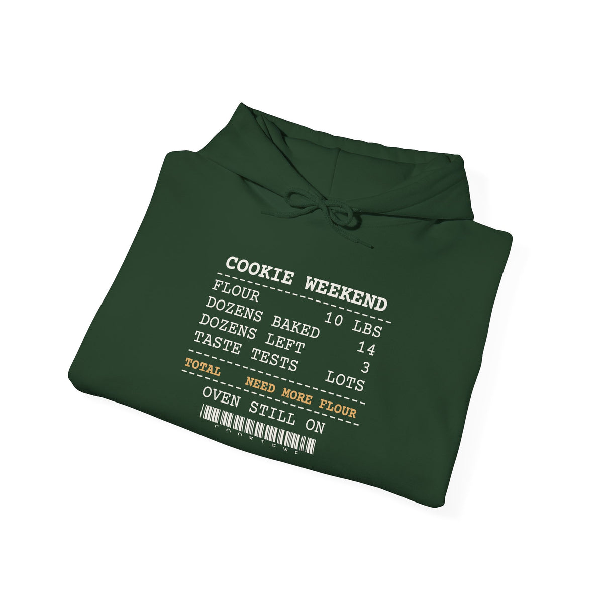 Funny Christmas Baking Hoodie Fourteen Dozen Baked Three Left