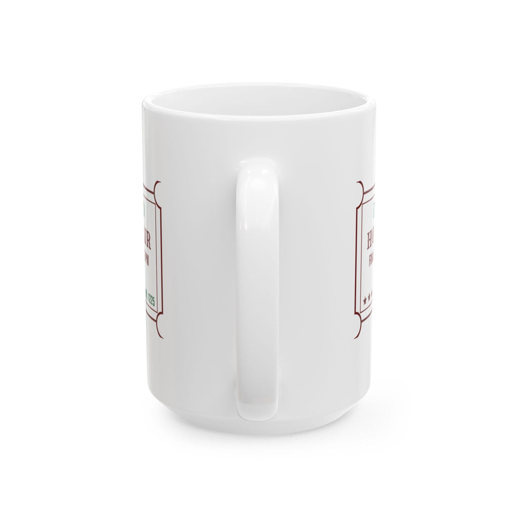 Funny Christmas Host Coffee Mug Host's Chair Finally Sitting At 9 PM