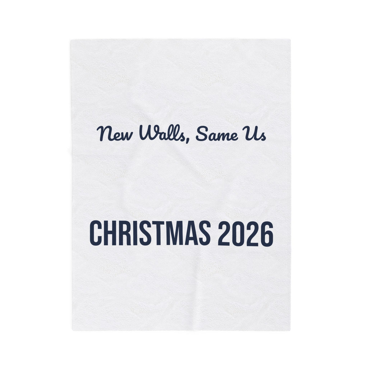 New Home Christmas Throw Blanket New Walls Same Us 2026