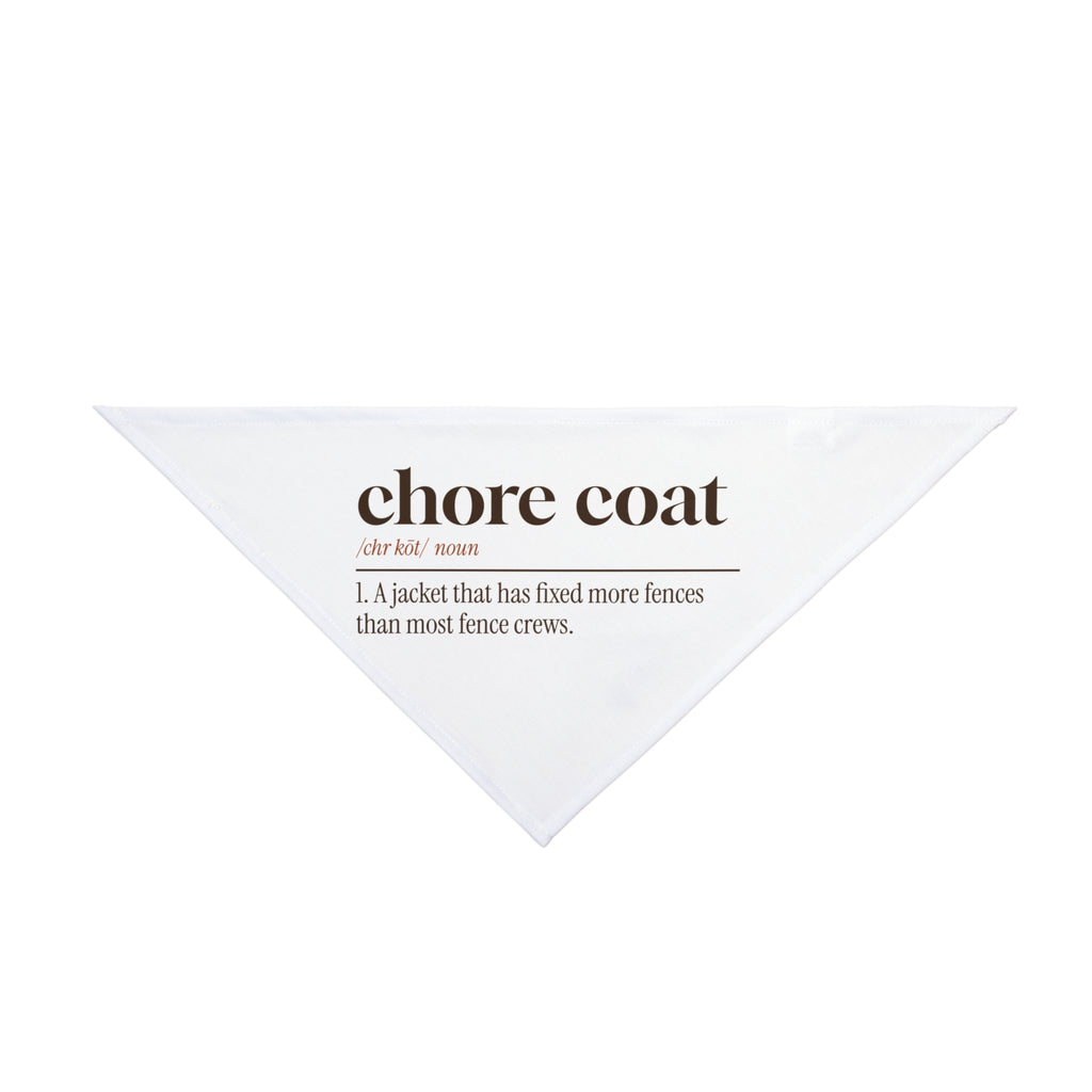 Funny Farmer Dog Bandana Chore Coat Definition For Farmers And Ranchers