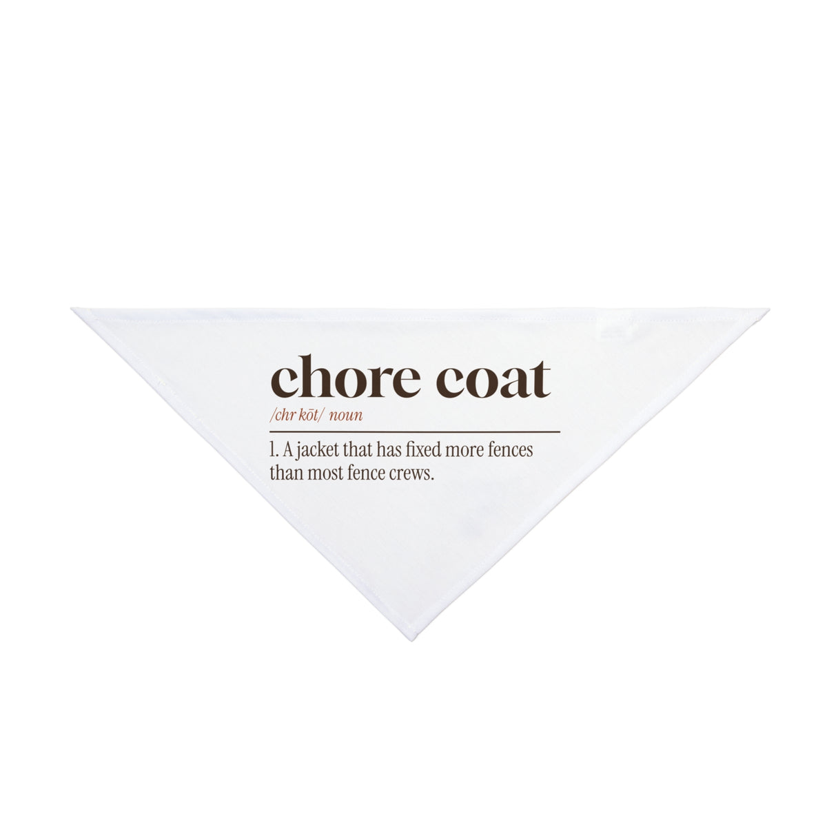 Funny Farmer Dog Bandana Chore Coat Definition For Farmers And Ranchers