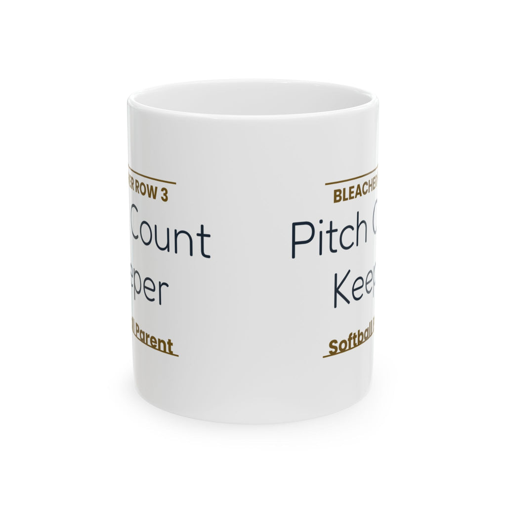 Funny Softball Coffee Mug Pitch Count Keeper For Softball Parents