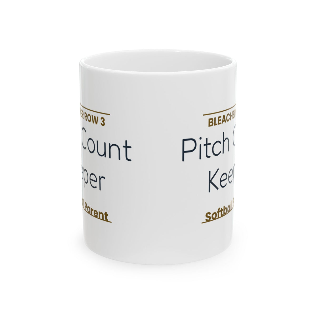 Funny Softball Coffee Mug Pitch Count Keeper For Softball Parents