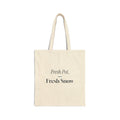 Christmas Tote Bag Fresh Pot Fresh Snow Winter Morning