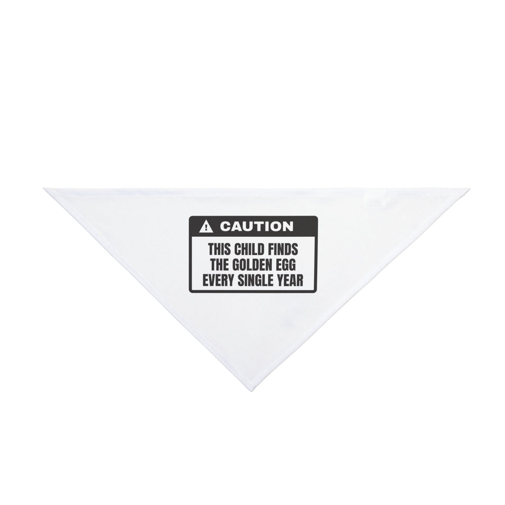 Funny Egg Hunt Dog Bandana Golden Egg Finder For Kids