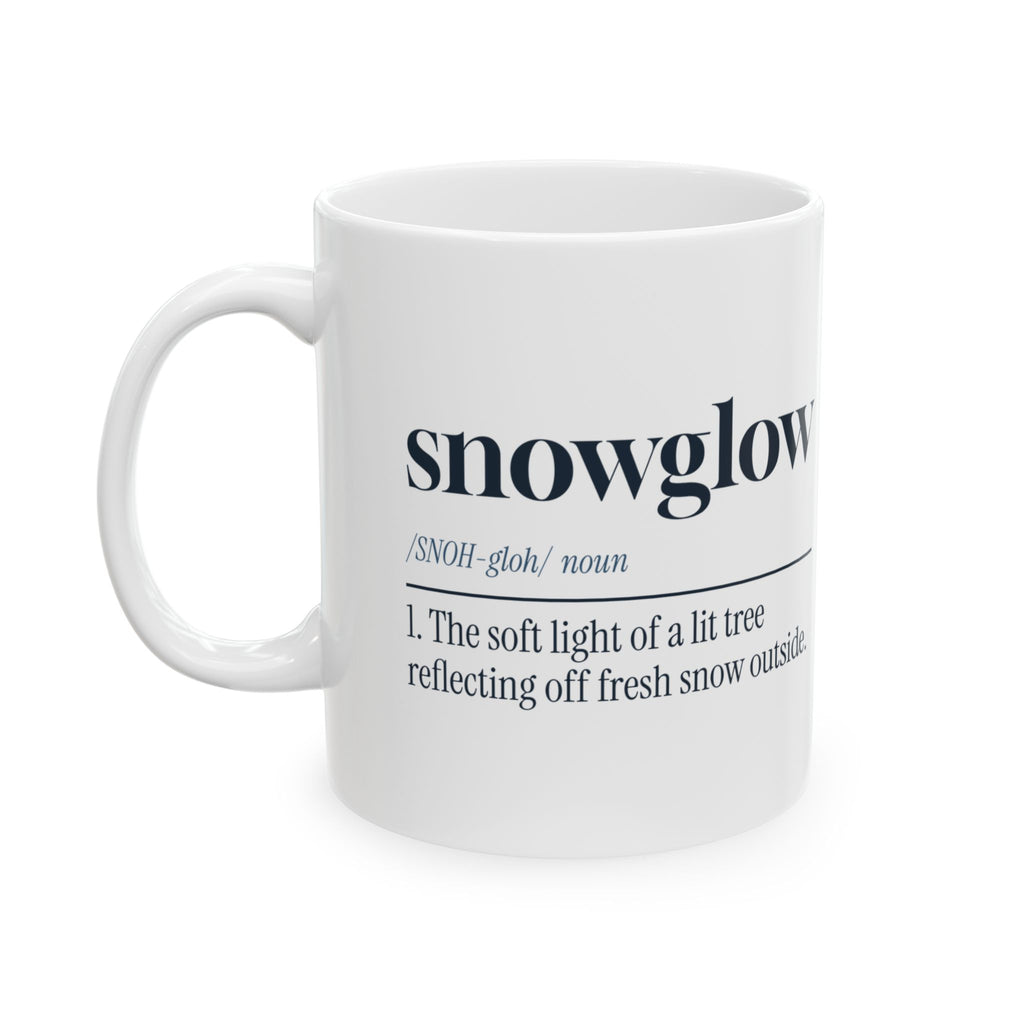 Christmas Coffee Mug Snowglow Dictionary Definition Cozy Winter