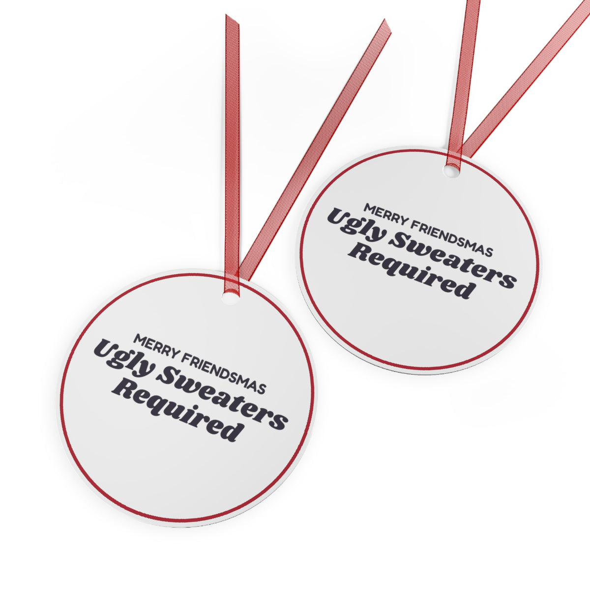 Funny Christmas Ornament Merry Friendsmas For Friend Groups