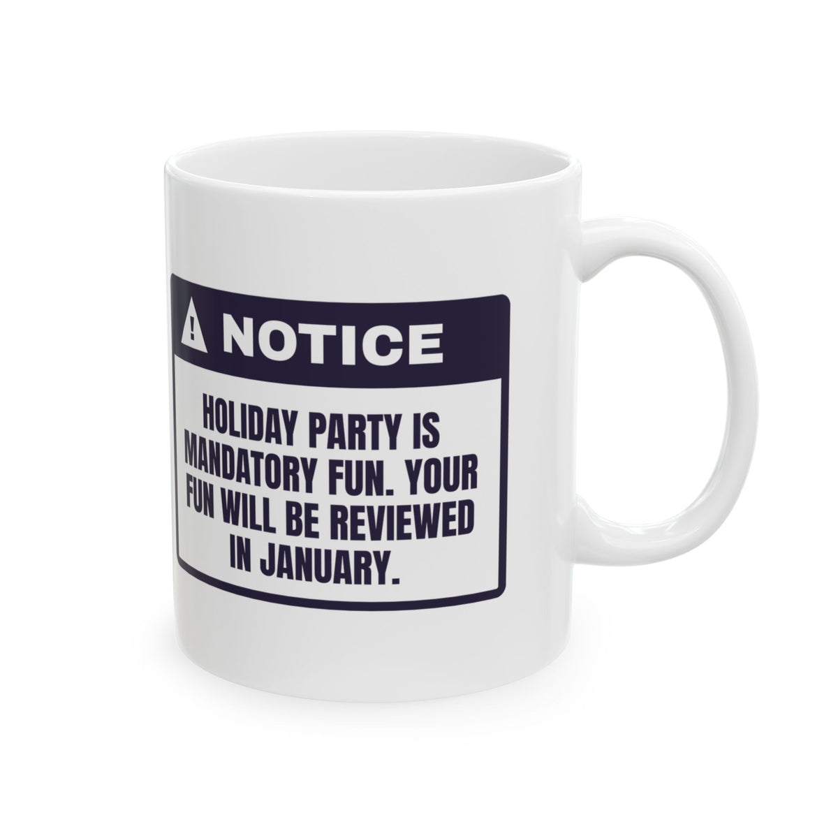 Funny Office Christmas Party Coffee Mug Mandatory Fun Reviewed In January