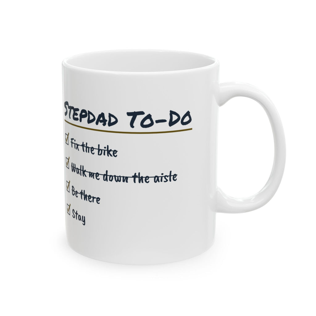 Stepdad To Do List Coffee Mug Funny Checklist For Dads