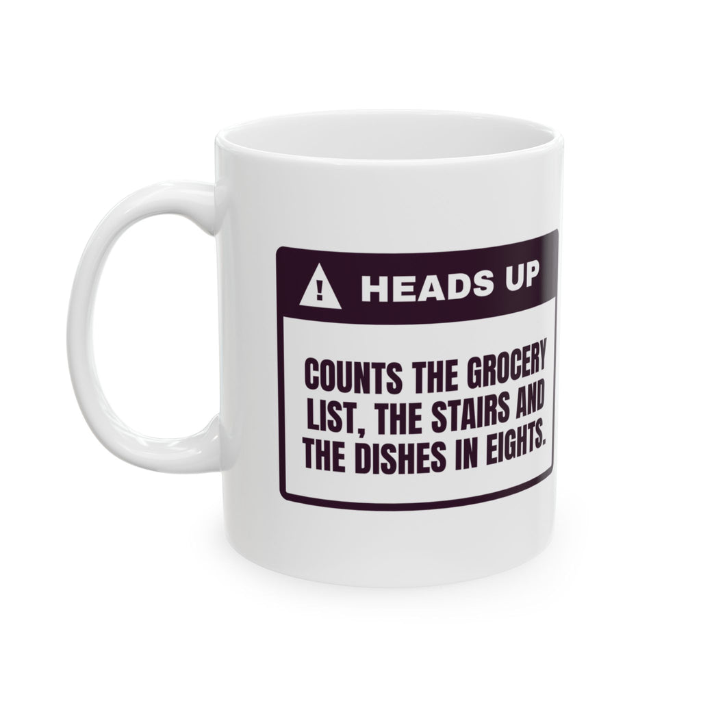Funny Dancer Coffee Mug Counts The Groceries In Eights For Dancers