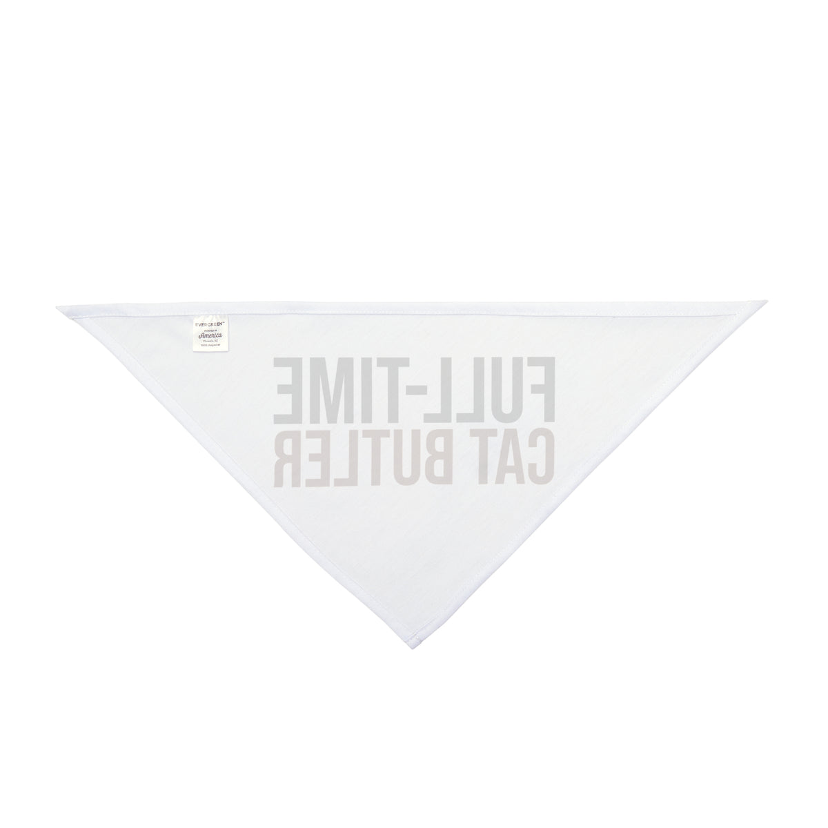 Full-time Cat Butler Dog Bandana, Funny Cat