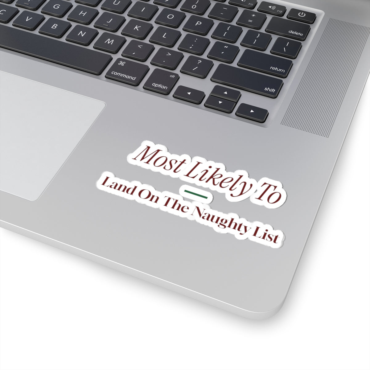 Funny Christmas Family Sticker Most Likely To Land On The Naughty List