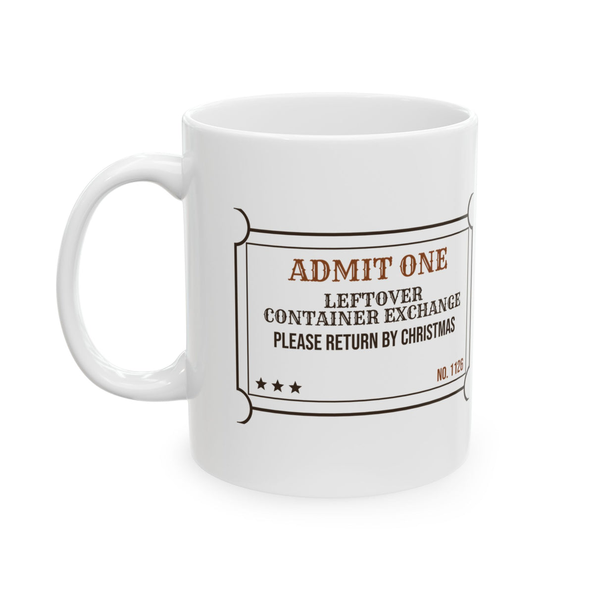 Funny Thanksgiving Host Coffee Mug Leftover Container Exchange