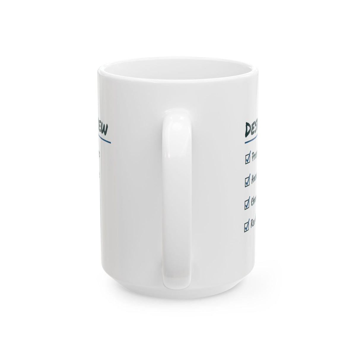 Funny Engineer Coffee Mug Design Review Checklist Changed The Font