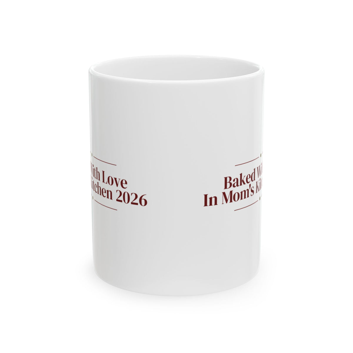 Christmas Coffee Mug Baked With Love In Mom's Kitchen 2026