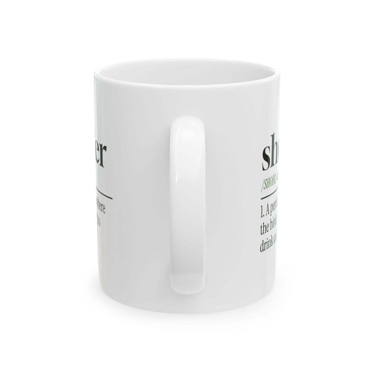 Bird Owner Mug My Shoulder Is A Perch Now Funny Dictionary Cup