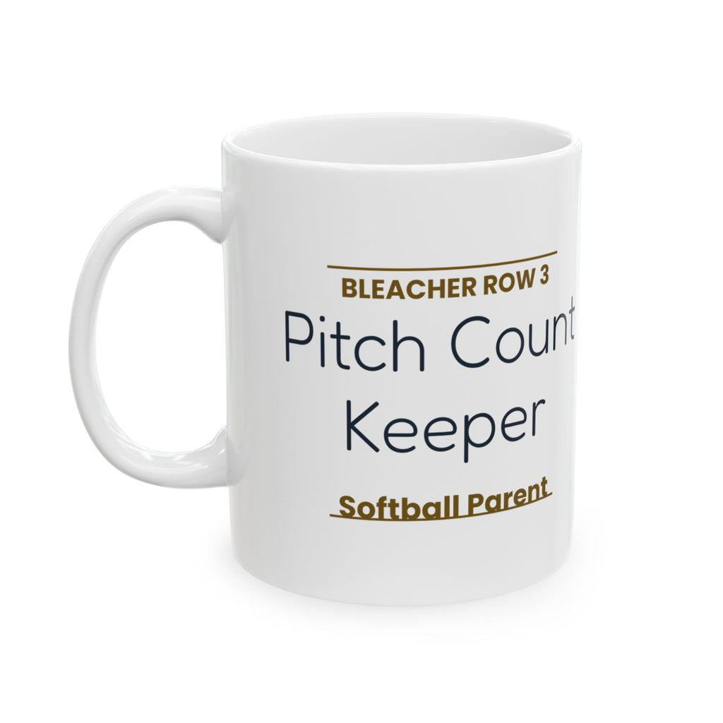 Funny Softball Coffee Mug Pitch Count Keeper For Softball Parents