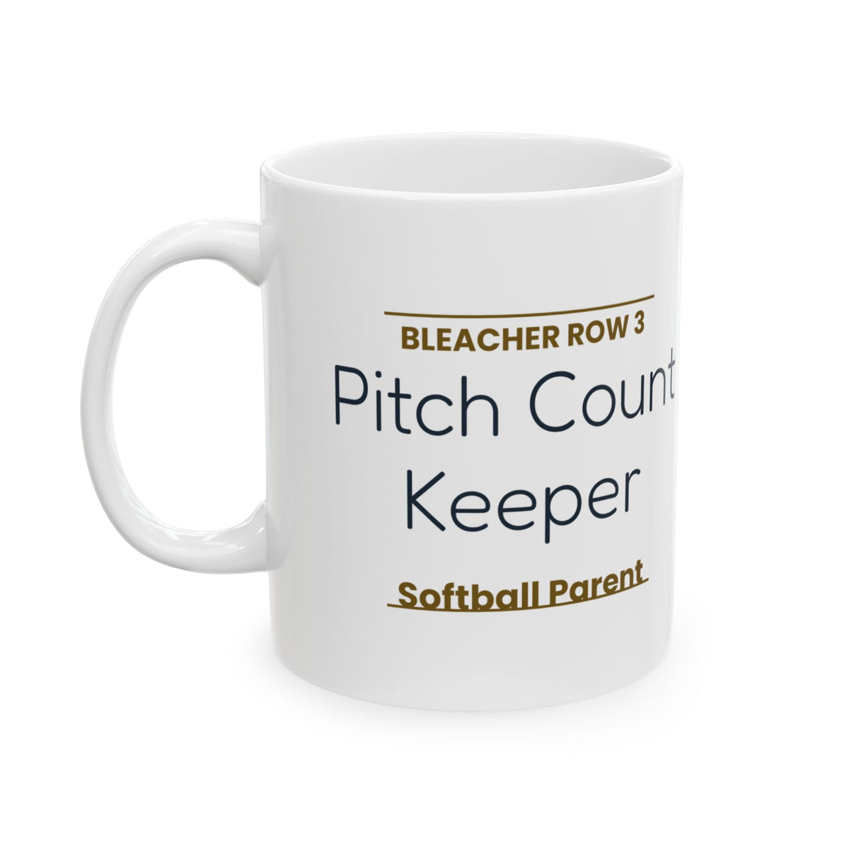 Funny Softball Coffee Mug Pitch Count Keeper For Softball Parents