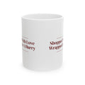 Christmas Coffee Mug Shopped With Love Wrapped In A Hurry