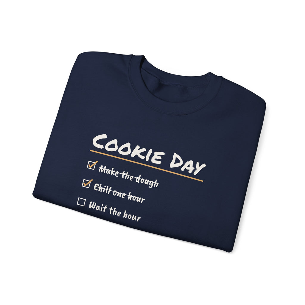 Funny Christmas Baking Sweatshirt Chill One Hour Eat Dough Instead