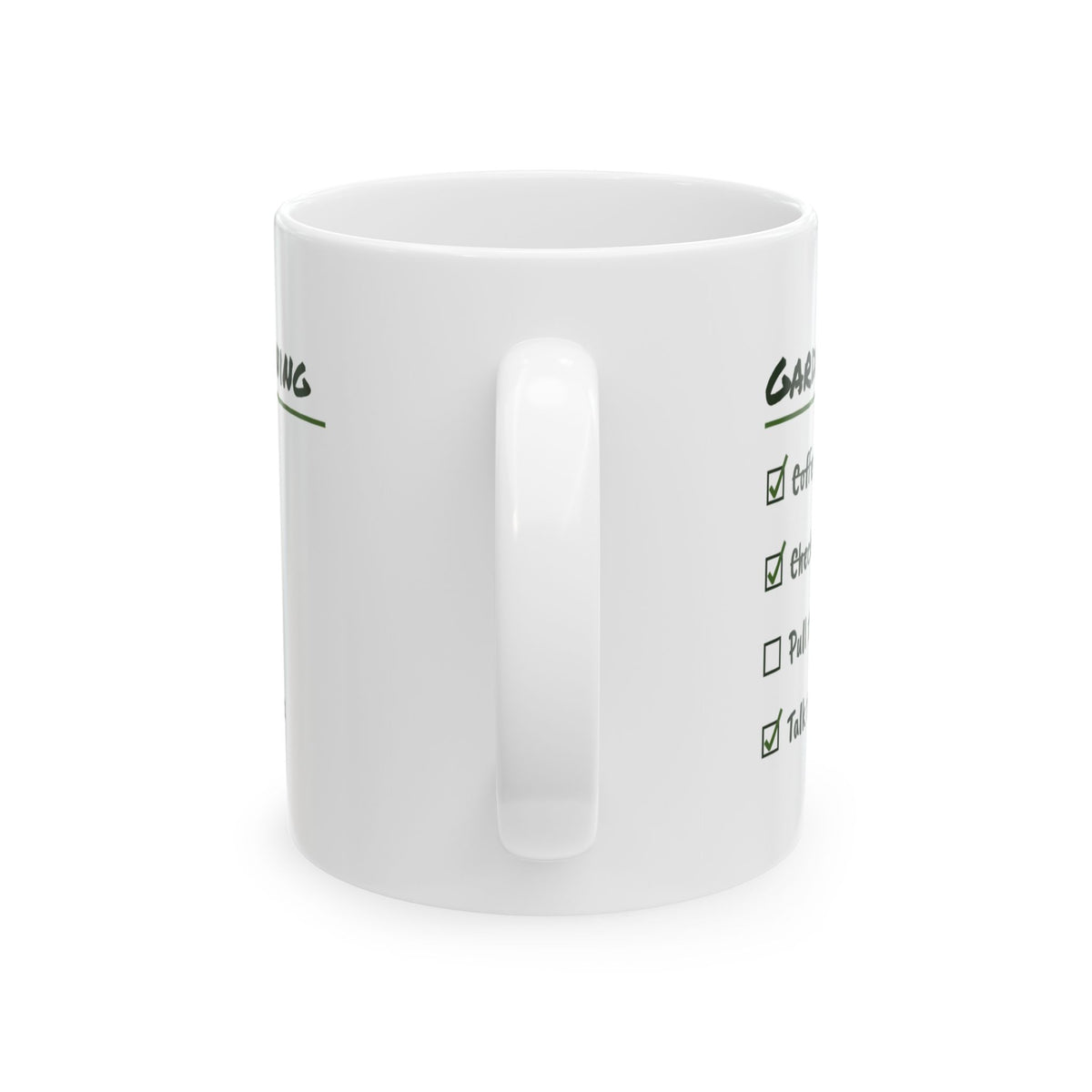 Funny Vegetable Gardener Coffee Mug Talk To The Peppers Checklist
