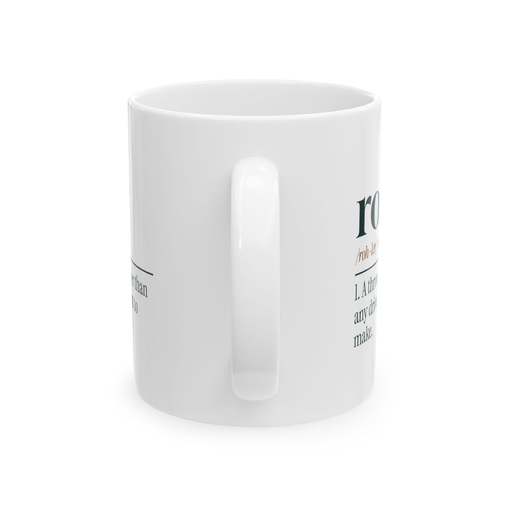 Funny Disc Golf Coffee Mug Roller Dictionary Definition For Disc Golfers