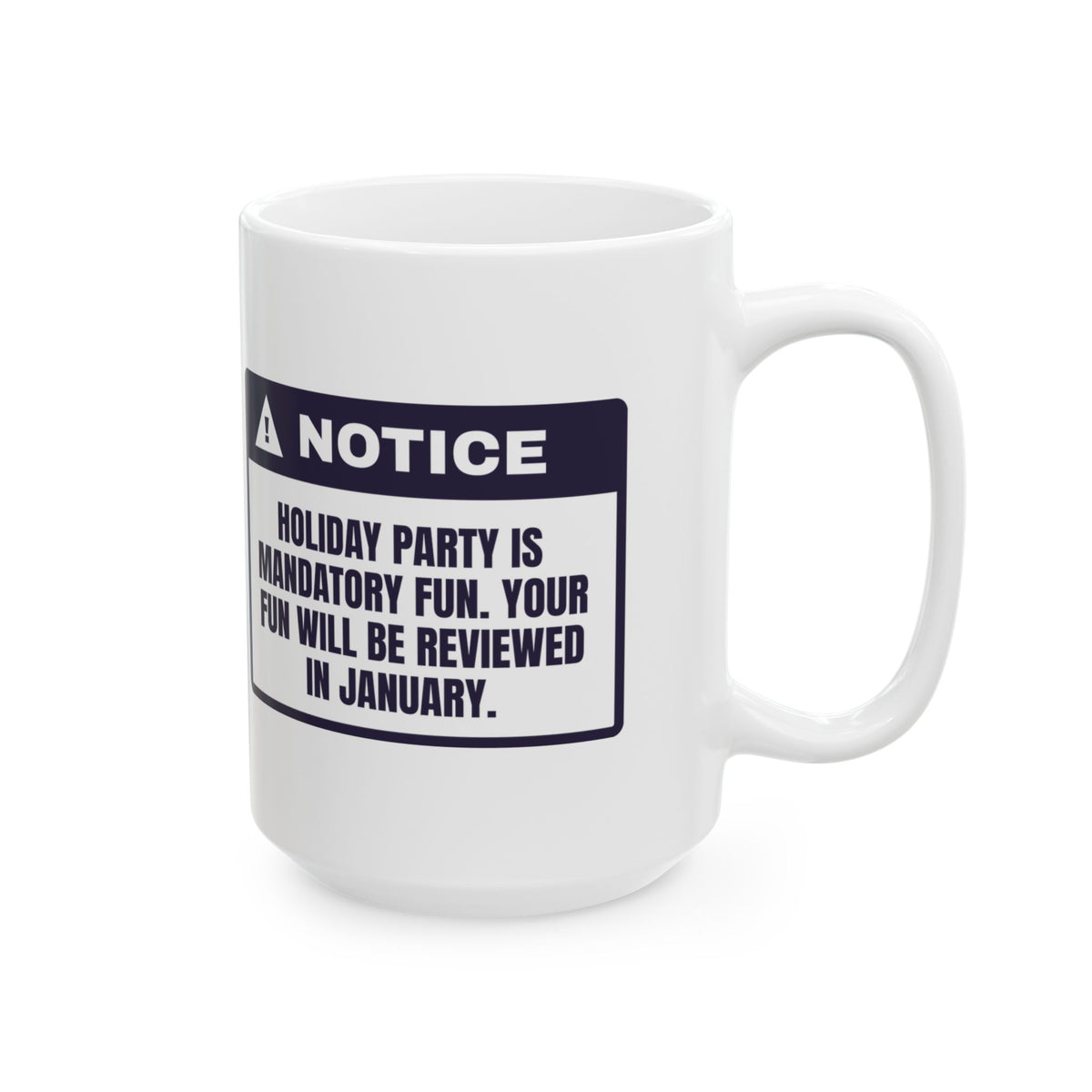 Funny Office Christmas Party Coffee Mug Mandatory Fun Reviewed In January