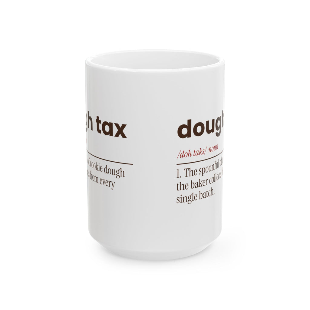 Funny Christmas Baking Coffee Mug Dough Tax Dictionary For Bakers