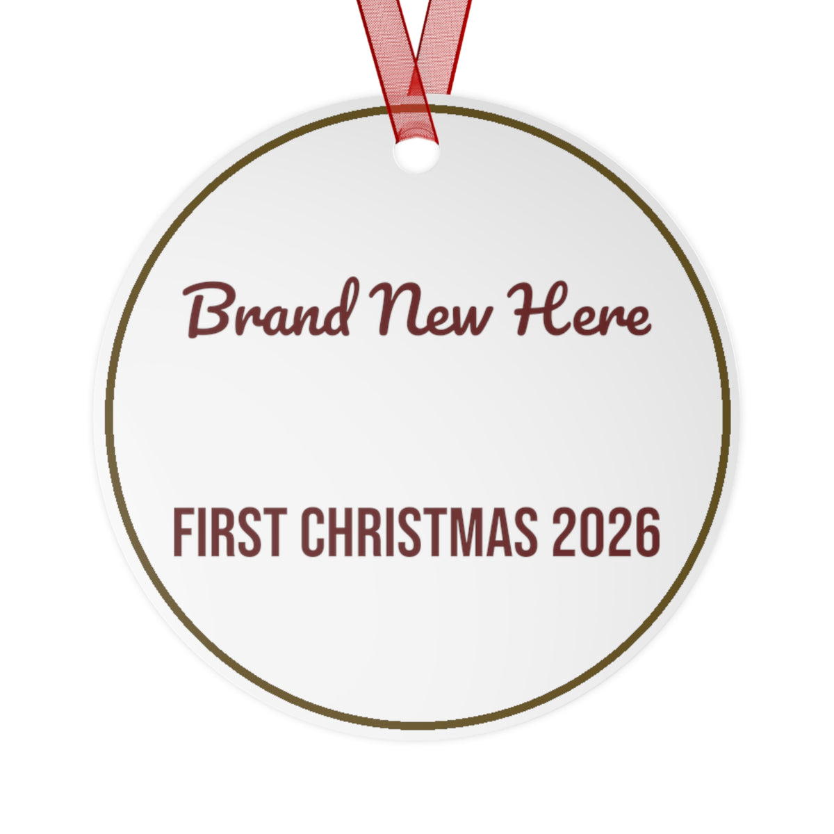 Christmas Ornament Brand New Here First Christmas 2026 Baby
