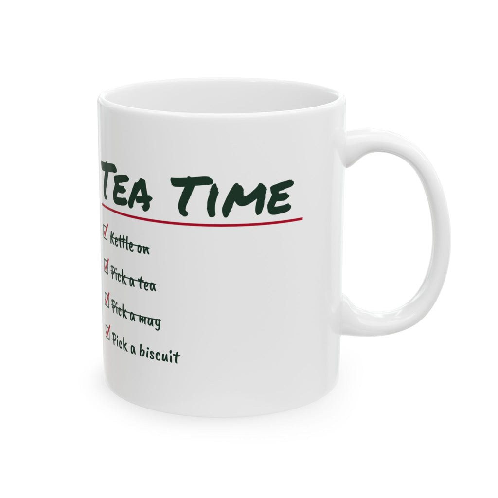 Tea Lover Mug Tea Time Checklist Pick A Tea Pick A Biscuit