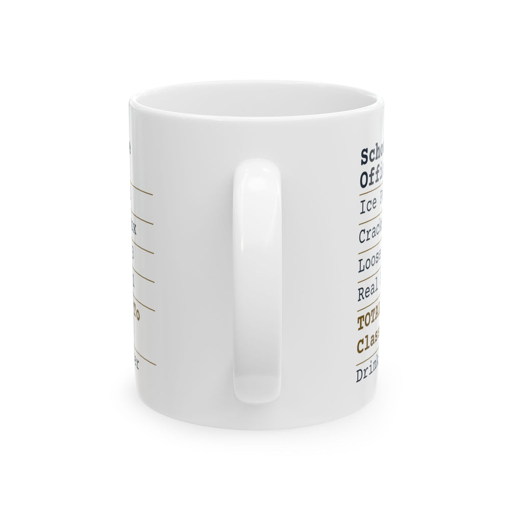 Funny School Nurse Coffee Mug Nurse Office Receipt For School Nurses