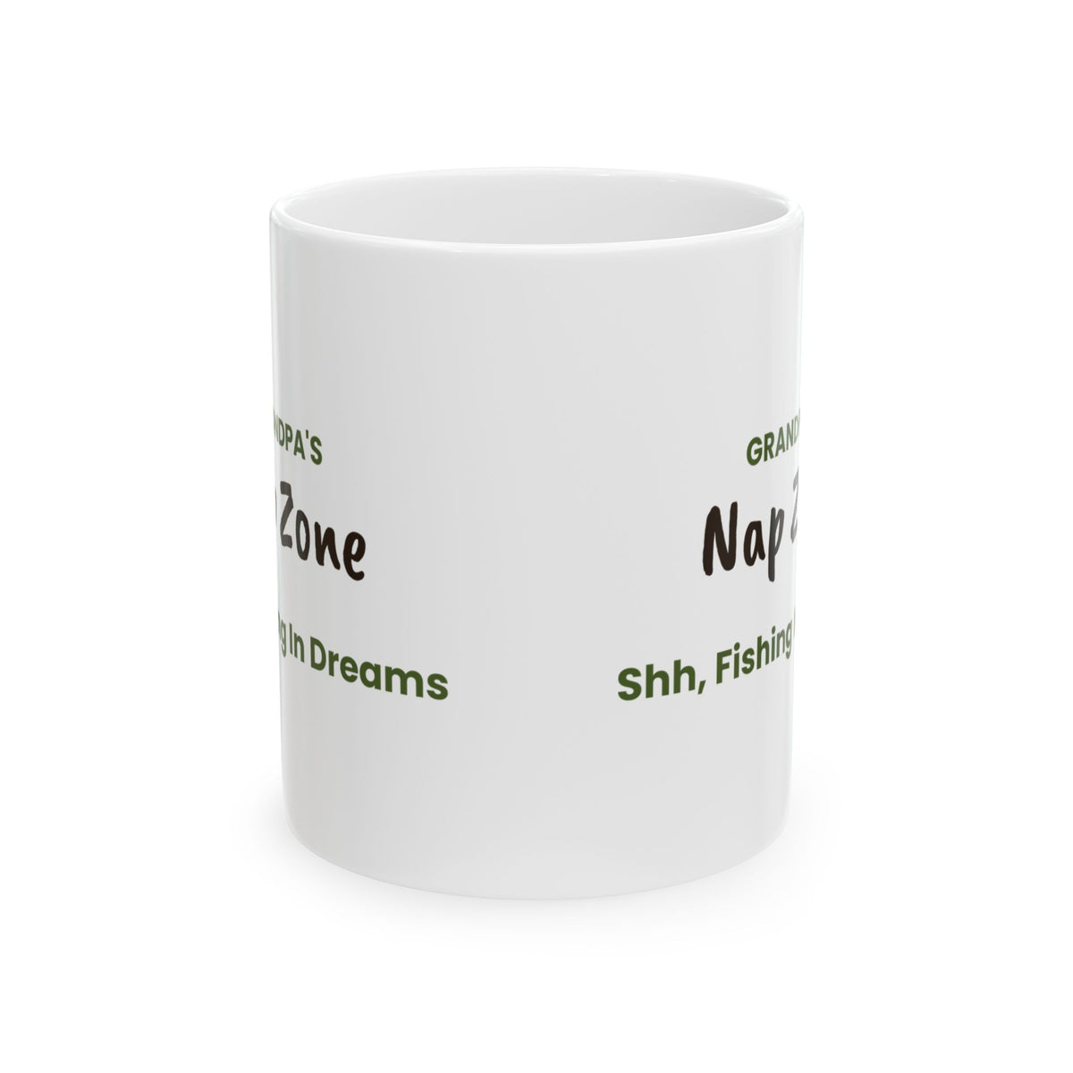 Funny Grandpa Nap Zone Sign Coffee Mug For Grandpa