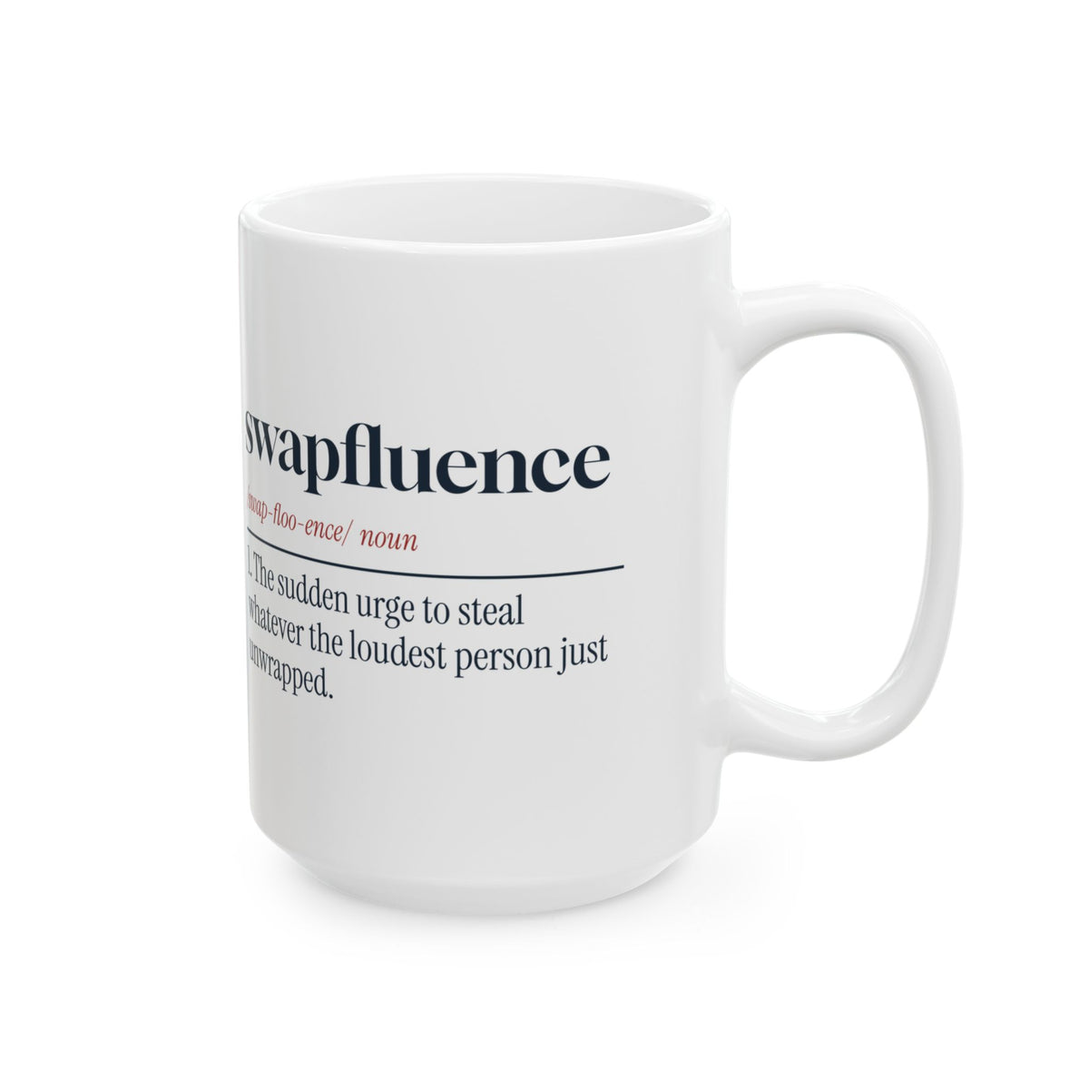 Funny White Elephant Coffee Mug Swapfluence Dictionary Definition