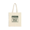 Funny Christmas Tote Bag Staring At The Topper Since Breakfast