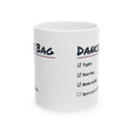 Funny Dancer Coffee Mug Dance Bag Checklist Spare Tights