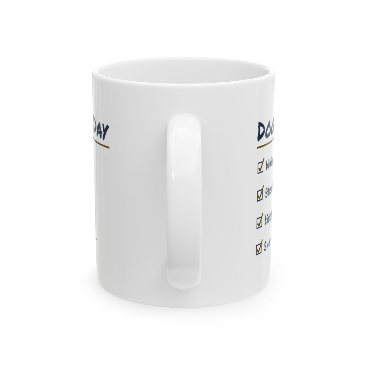 Funny Christmas Dog Coffee Mug Steal One Bow Checklist For Dog Owners