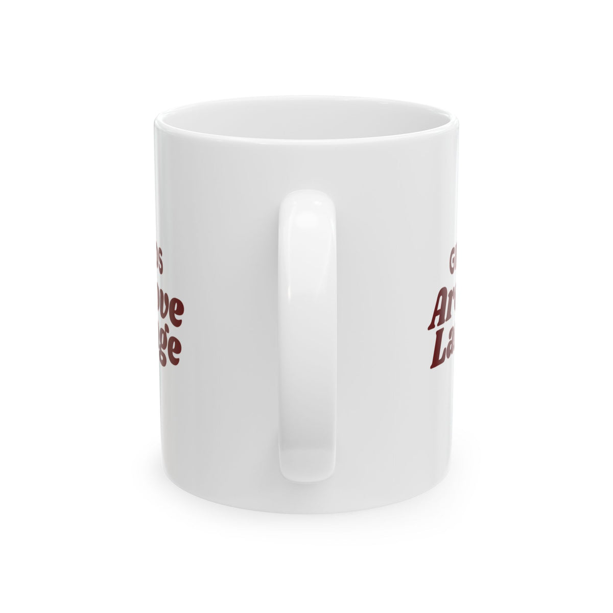 Funny Christmas Shopping Coffee Mug Gift Cards Are A Love Language