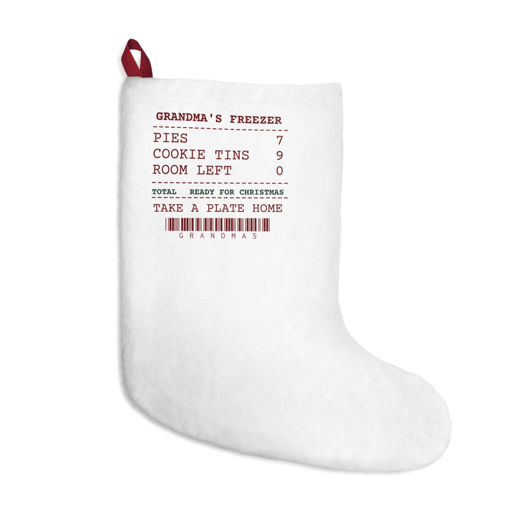 Funny Christmas Grandma Christmas Stocking Seven Pies Frozen Ready For