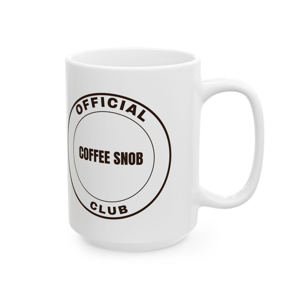 Official Coffee Snob Club Coffee Mug, Funny Coffee
