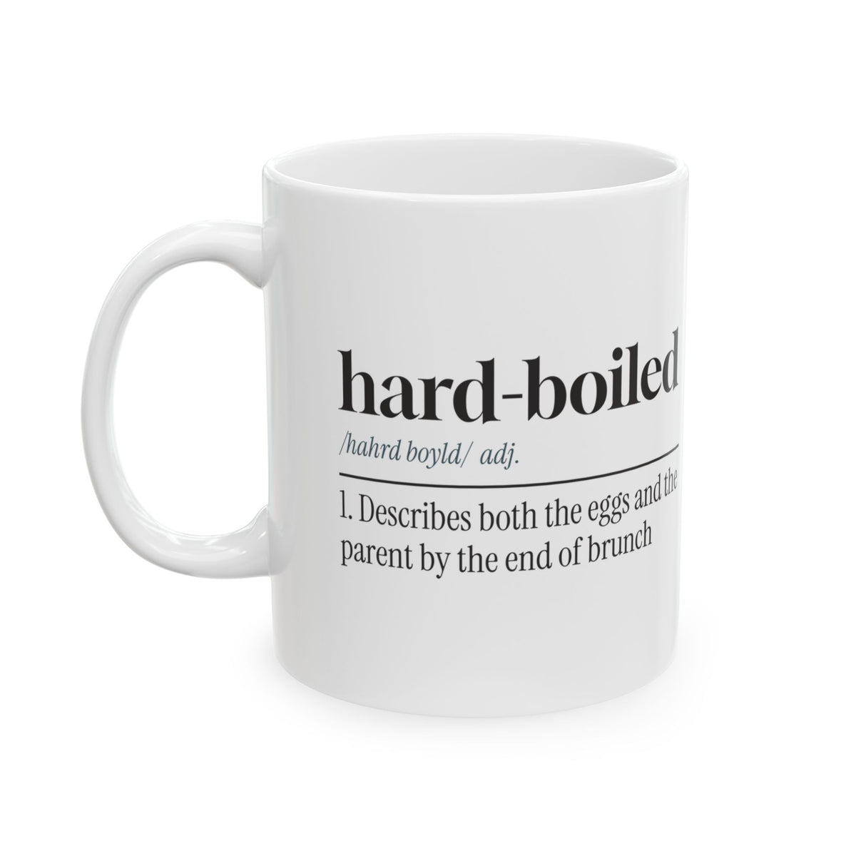 Funny Brunch Coffee Mug Hard-Boiled Dictionary For Parents