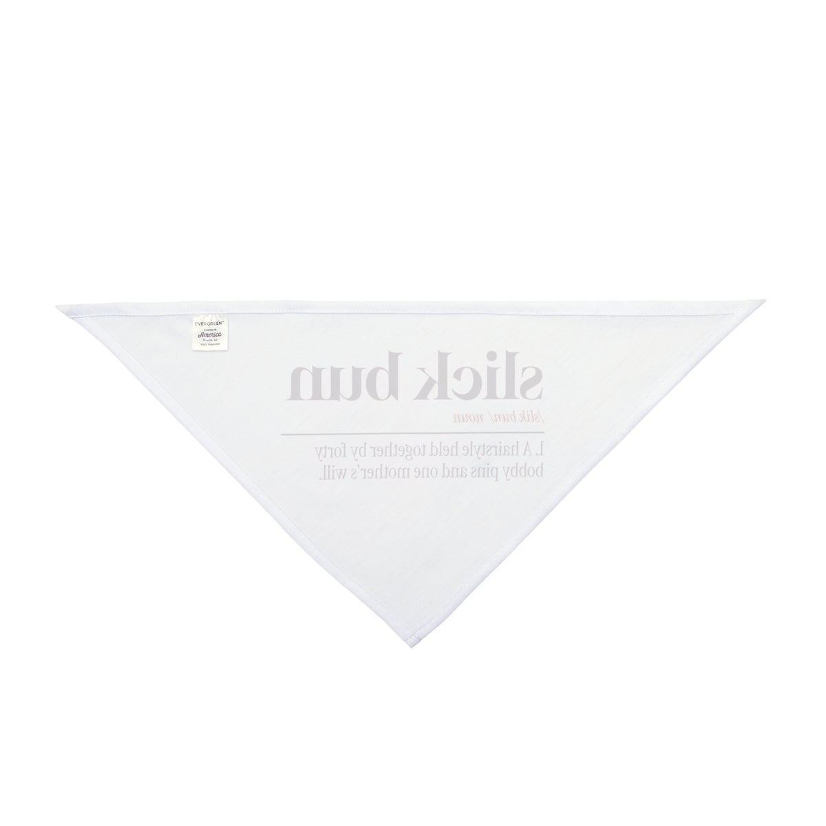 Funny Dance Mom Dog Bandana Slick Bun Dictionary Definition