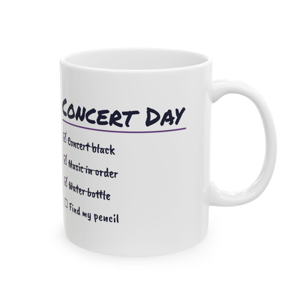 Funny Choir Coffee Mug Concert Day Find My Pencil Checklist For Singers