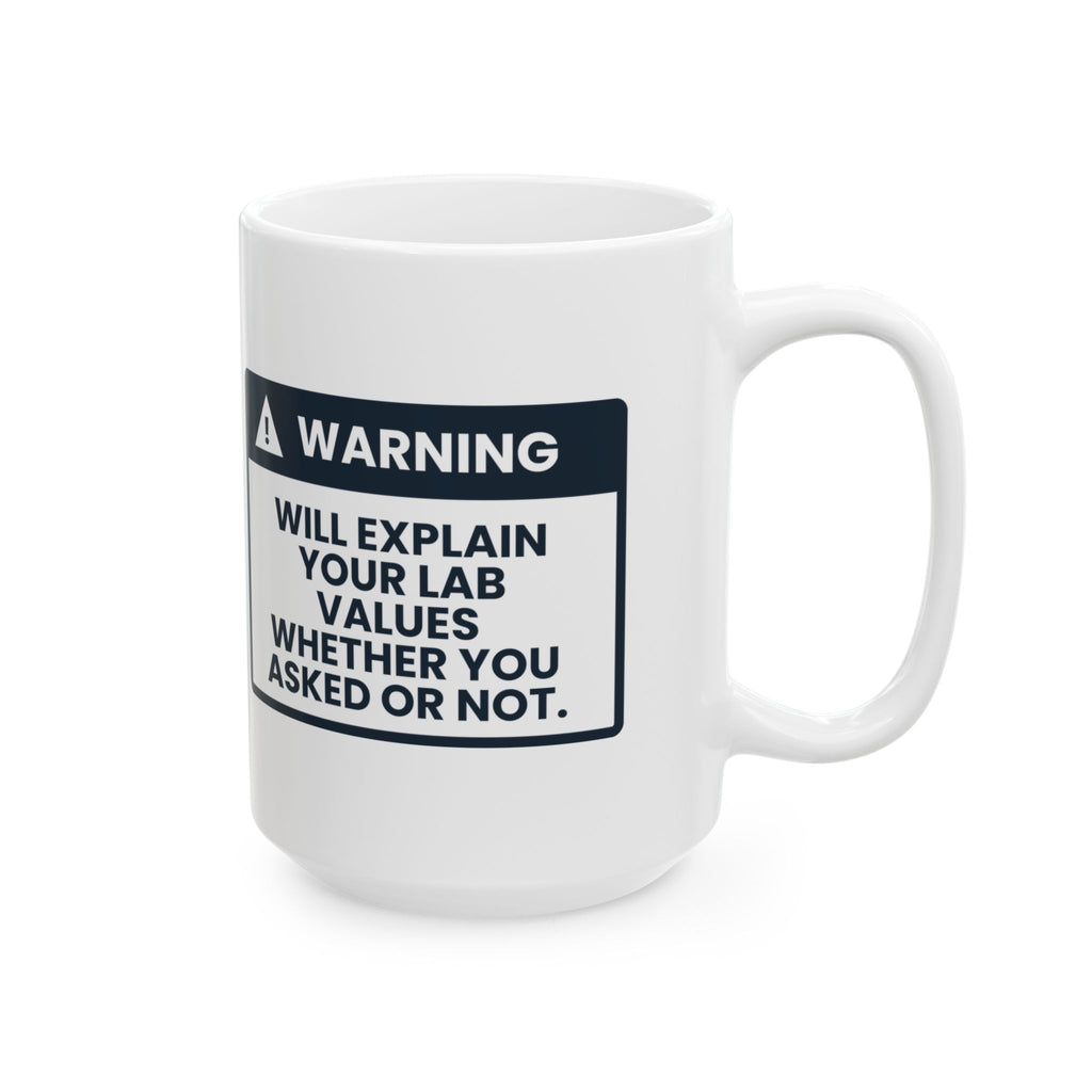 Funny Nurse Coffee Mug Warning Label For New RN Graduation