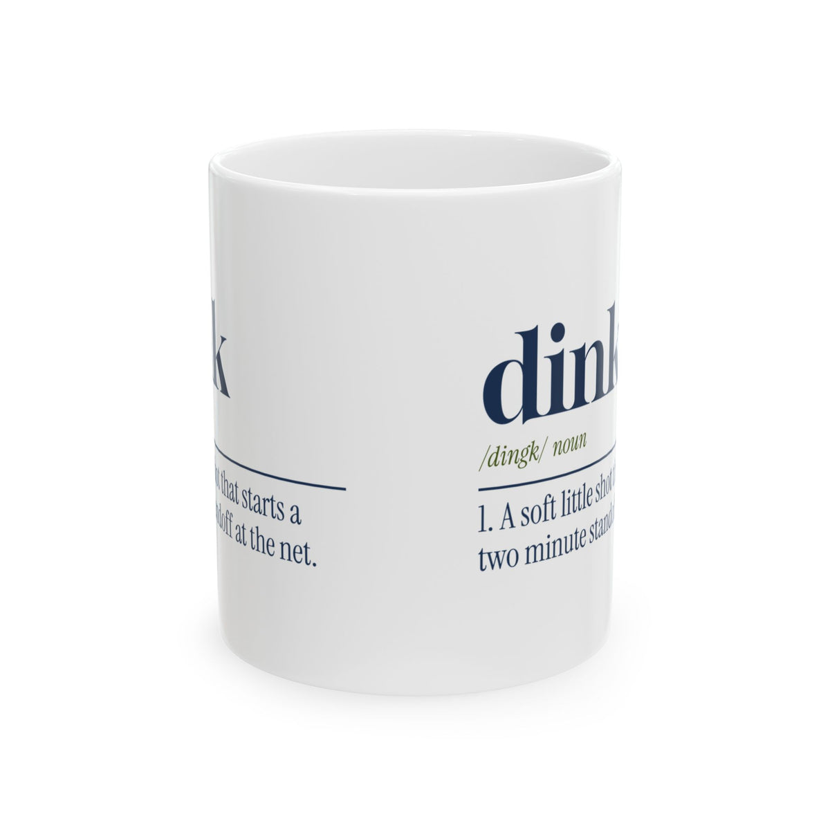 Funny Pickleball Coffee Mug Dink Dictionary Definition