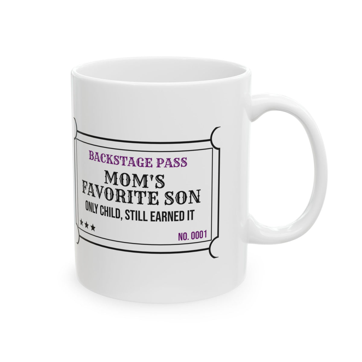Mom's Favorite Son Coffee Mug For Mom