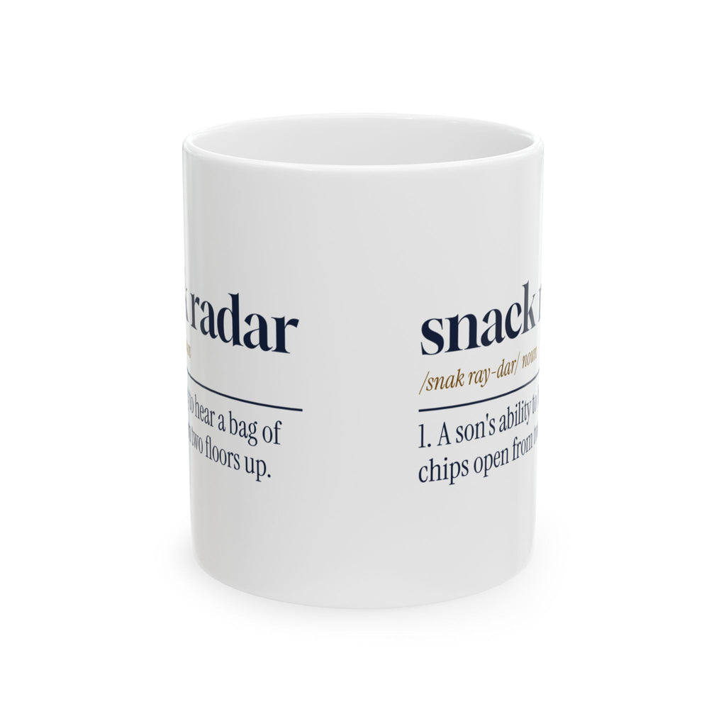 Funny Son Coffee Mug Snack Radar Dictionary Definition